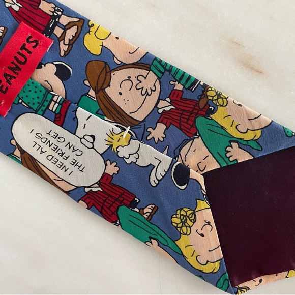 PEANUTS Snoopy Men's Multi Colored Necktie - Picture 3 of 5